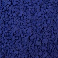 Purple rubber granules